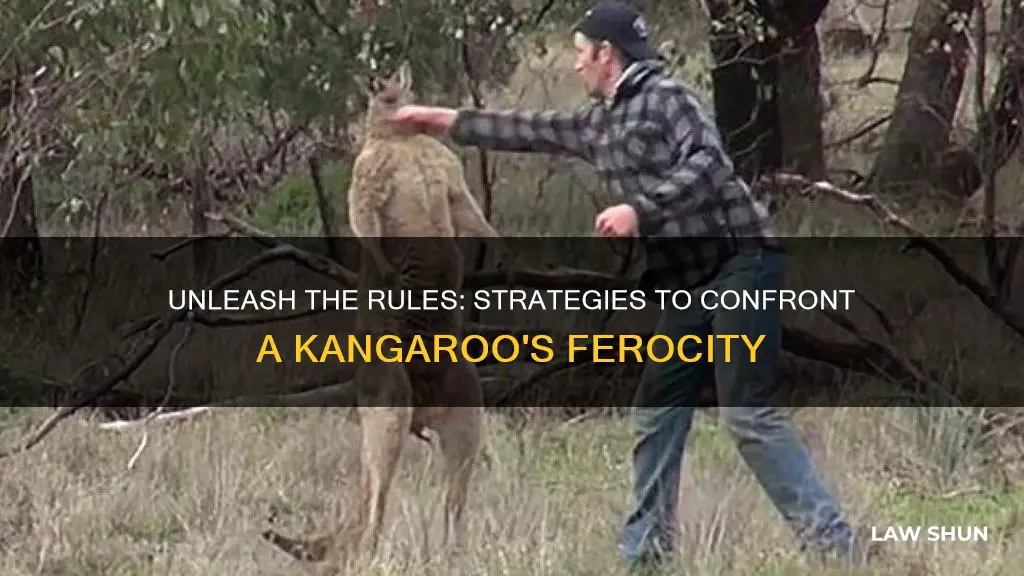 what laws do you break to fight a kangaroo