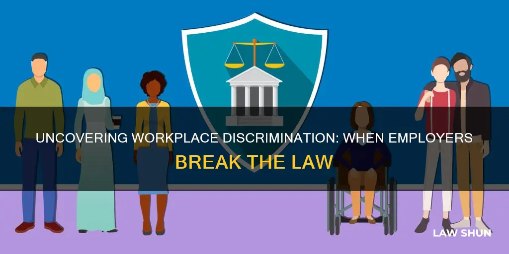 what laws employer break discrimination