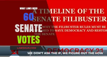 Understanding Senate Filibuster: Which Laws Require 60 Votes to Pass