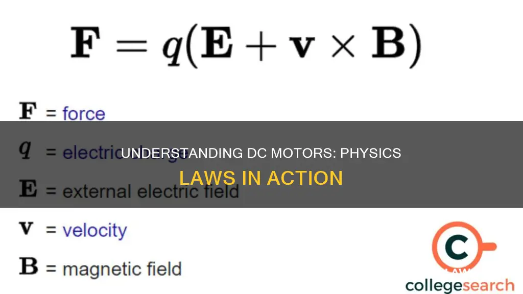 what laws of physics apply to dc motors