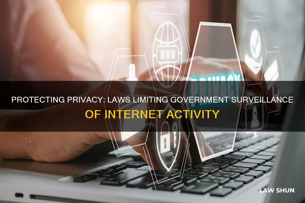 what laws prevent the gov from spying on our internet