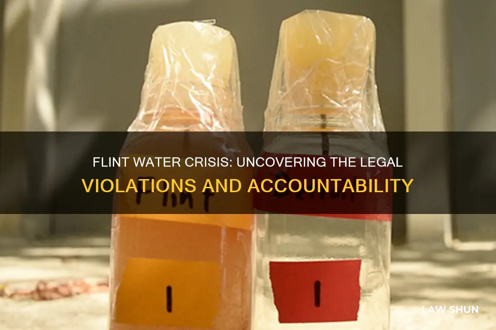 what laws were broken in flint michigan