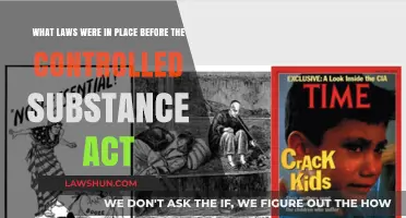 Pre-Controlled Substances Act: Historical Drug Laws and Regulations