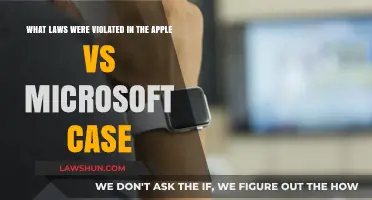 Laws Violated: Apple vs Microsoft