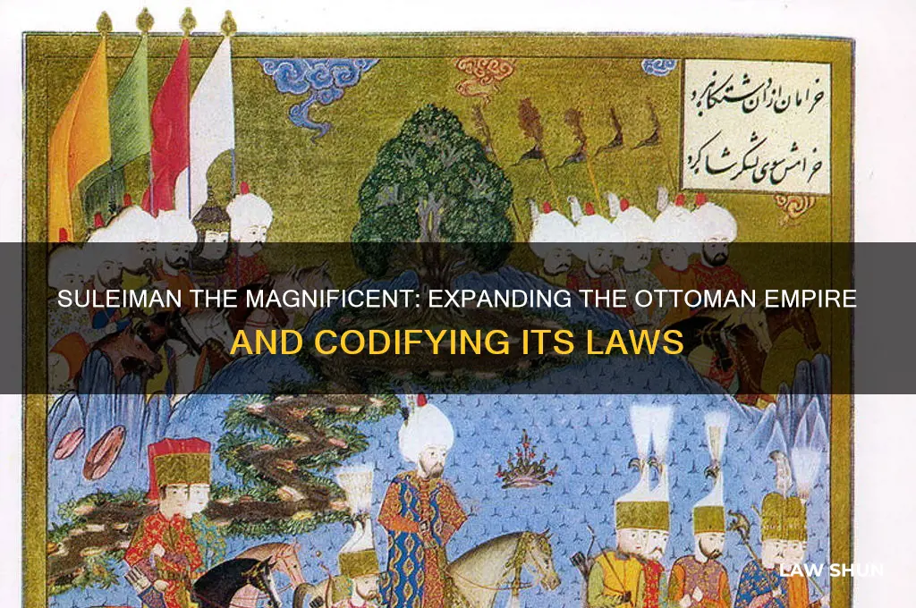what leader expanded the ottoman empire and organized its laws