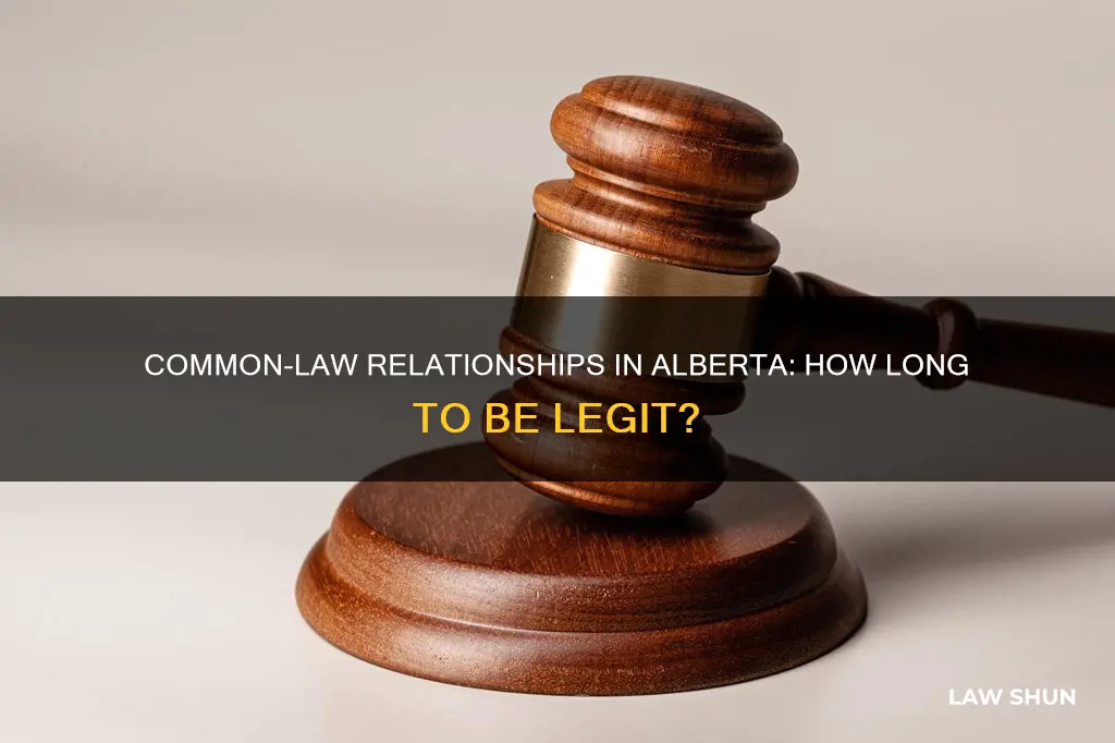 what length of time is considered common law in alberta