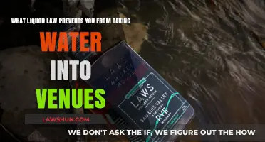 Liquor Laws Explained: Why Venues Ban Outside Water Bottles