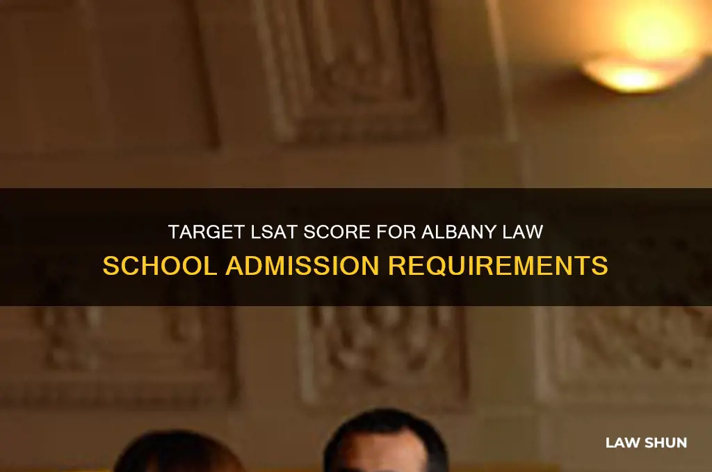 what lsat score do i need for albany law