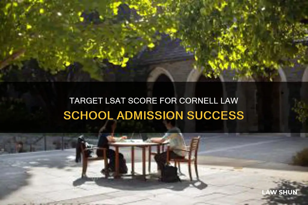 what lsat score do i need for cornell law