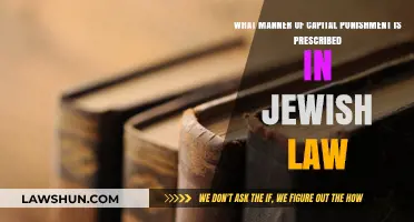 Capital Punishment in Jewish Law: Prescribed Methods and Ethical Considerations