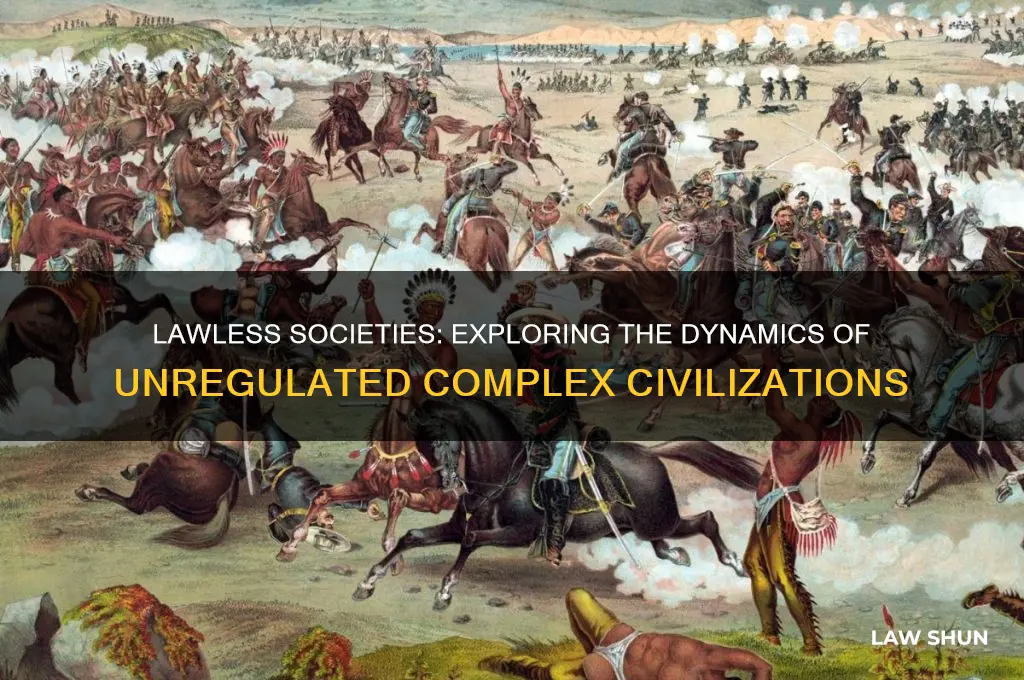 what might a large complex society be like without laws