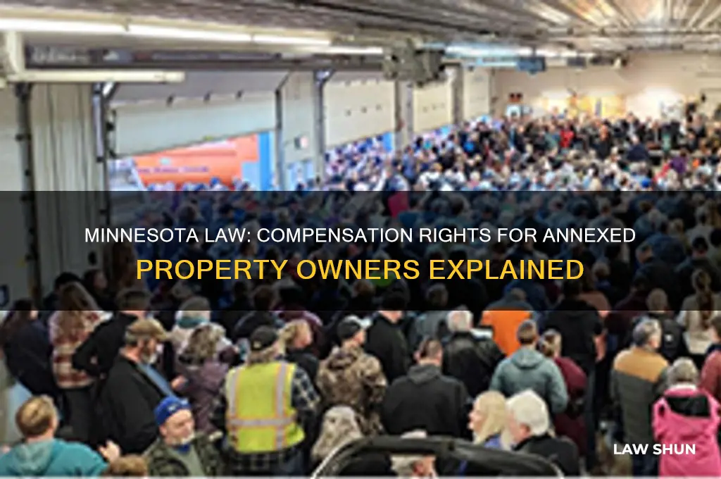 what mn law allows for payment for annexed property