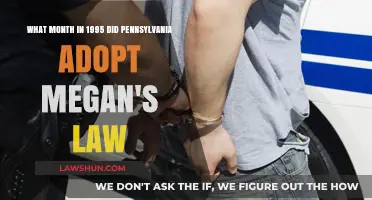 Megan's Law in Pennsylvania: The Month of Its 1995 Adoption