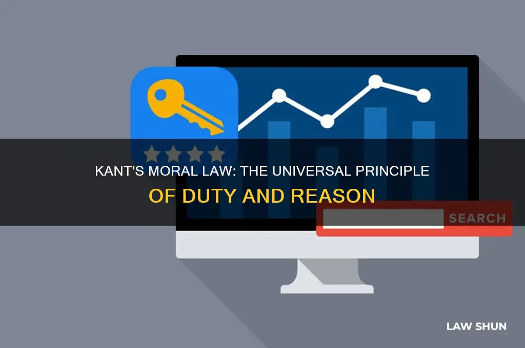what moral princliple does kant represent in the moral law