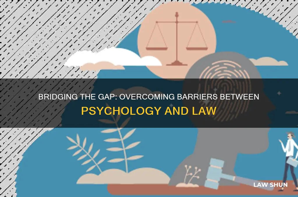 what obstacles prevent an easy interplay between psychology and law