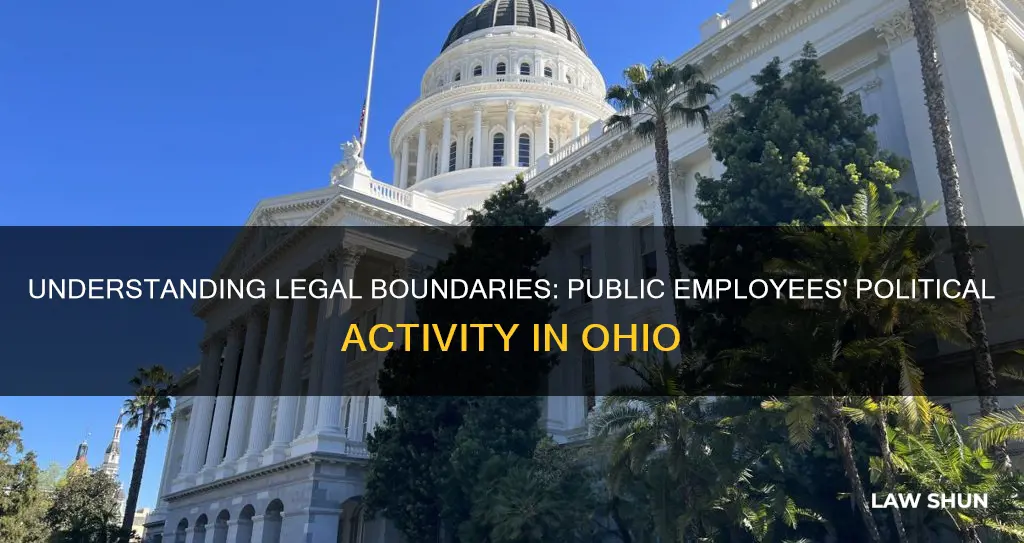 what ohio law applies to public employees and political activity