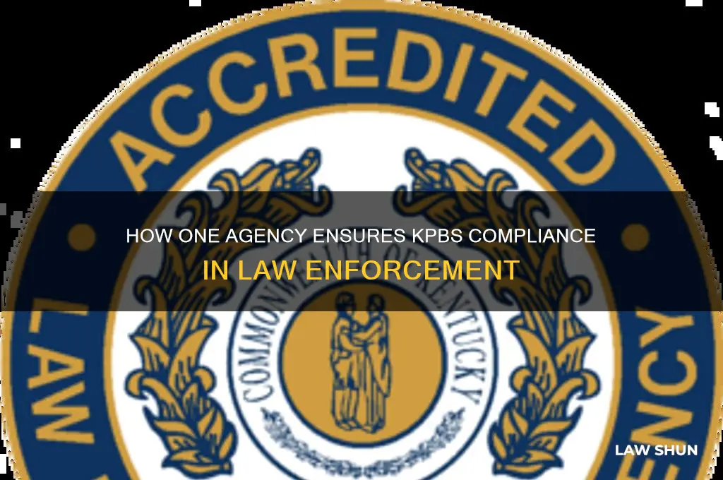 what one law enforcemrnt agency is doing to comply kpbs