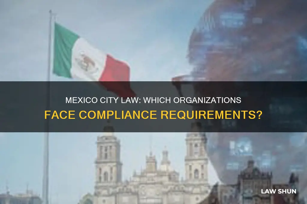 what organizations does the mexico city law affect