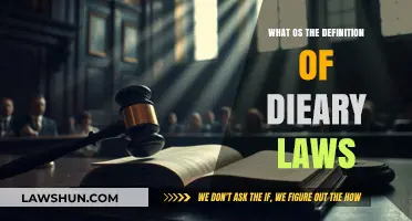 Understanding the Definition and Scope of Diary Laws Explained