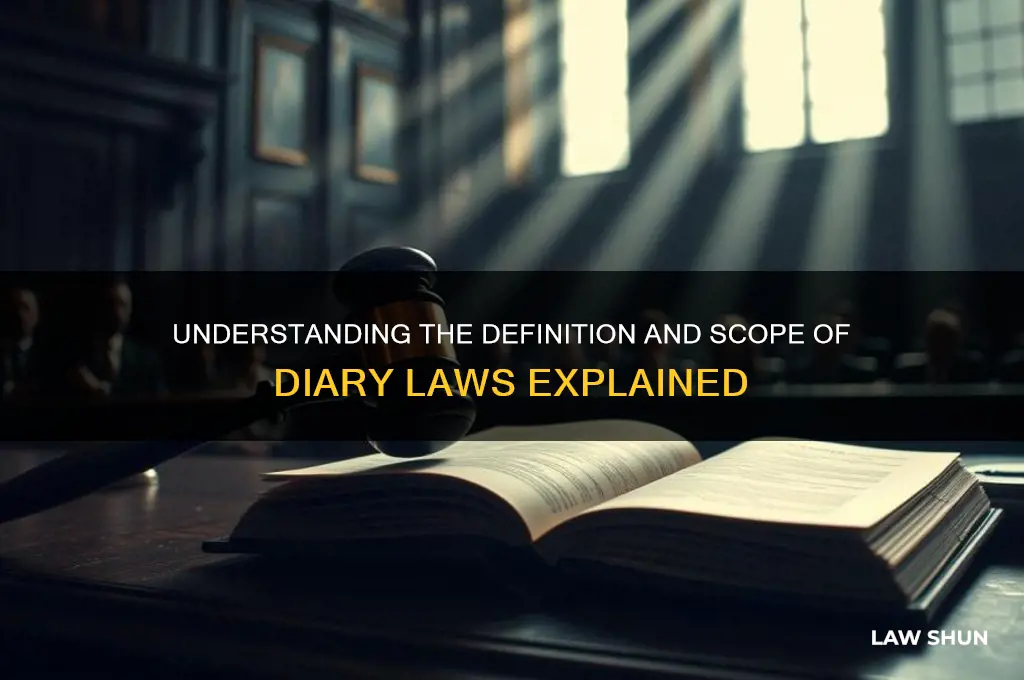 what os the definition of dieary laws