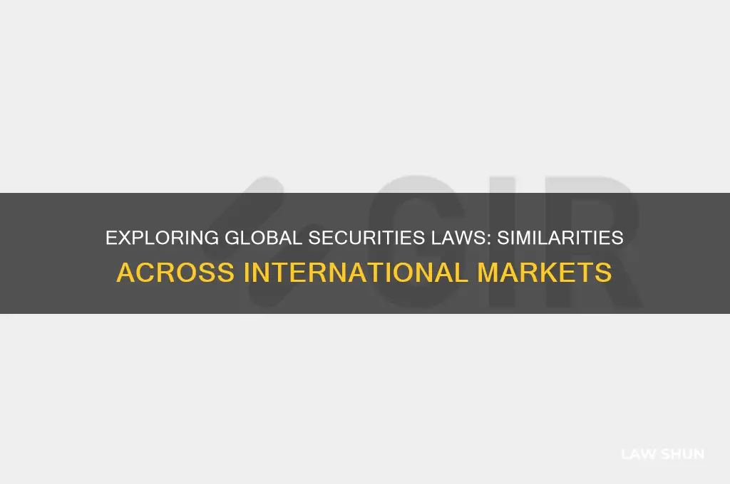 what other countries have similar sec laws