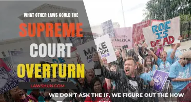 Potential Supreme Court Overturns: Laws at Risk Post-Roe v. Wade