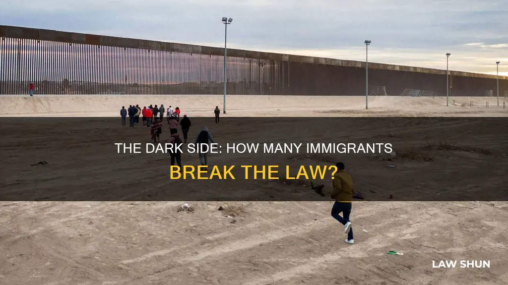 what percentage of illegal immigrants break other laws