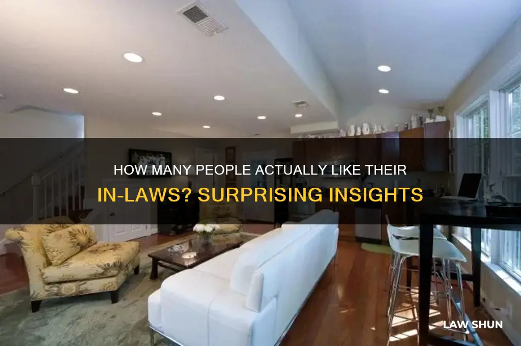 what percentage of people like their in-laws