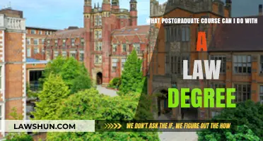 Explore Postgrad Options with a Law Degree