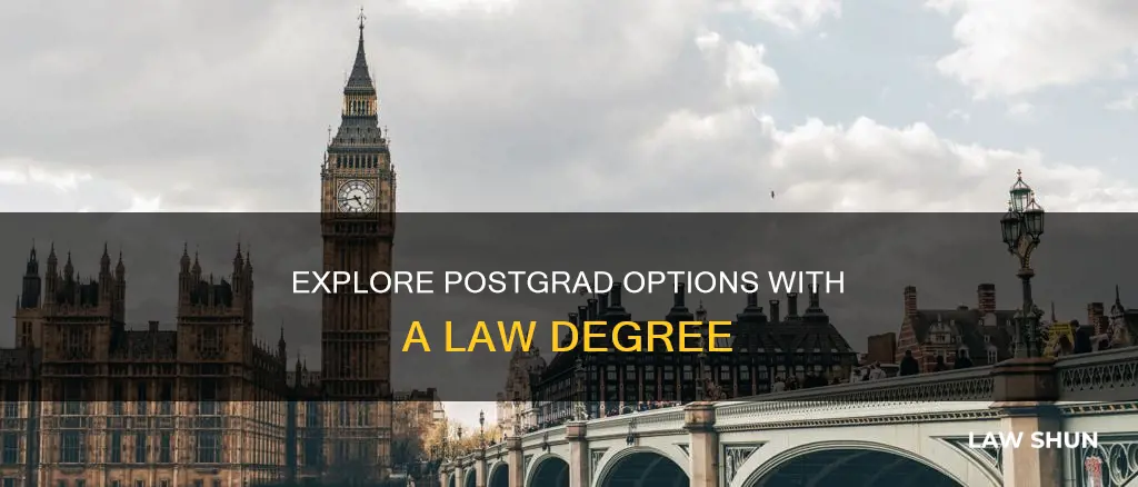 what postgraduate course can i do with a law degree