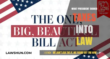 Tax Laws: Presidential Signatures and Their Legacies