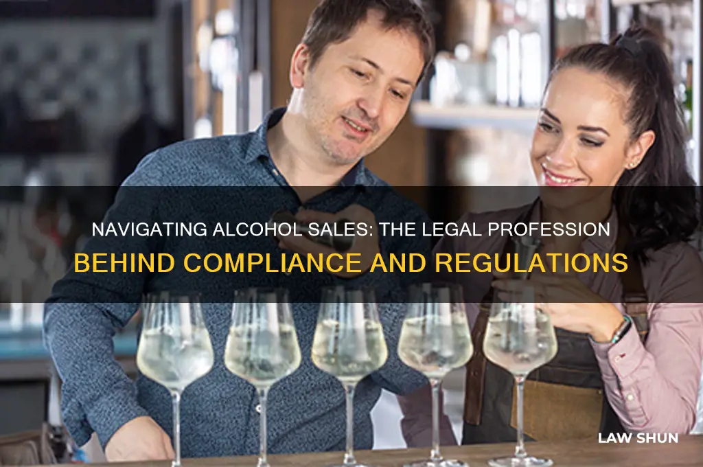 what profession alive the process between selling alcohol and laws