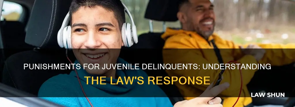 what punishments do kids get for breaking a law