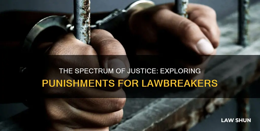 what punishments exist for laws break law breakers