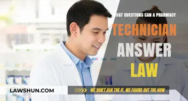 Pharmacy Technician: Legal Questions Answered