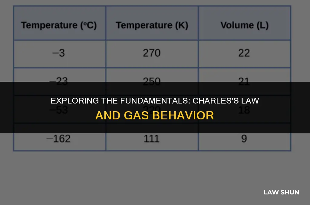 what relationship does charles law explain