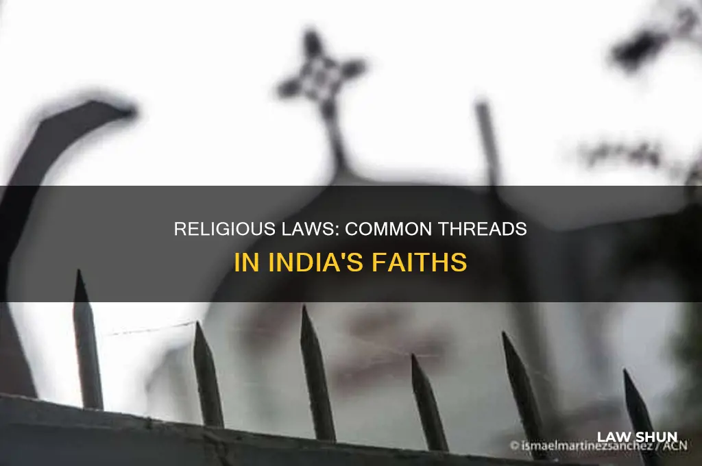 what religions in india share the same laws