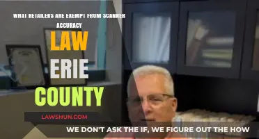 Erie County Scanner Law Exemptions: Which Retailers Are Not Covered?