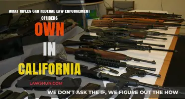 Rifles Available to California's Federal Law Enforcement Officers