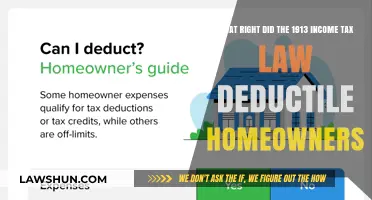 Income Tax Law of 1913: Benefits for Homeowners