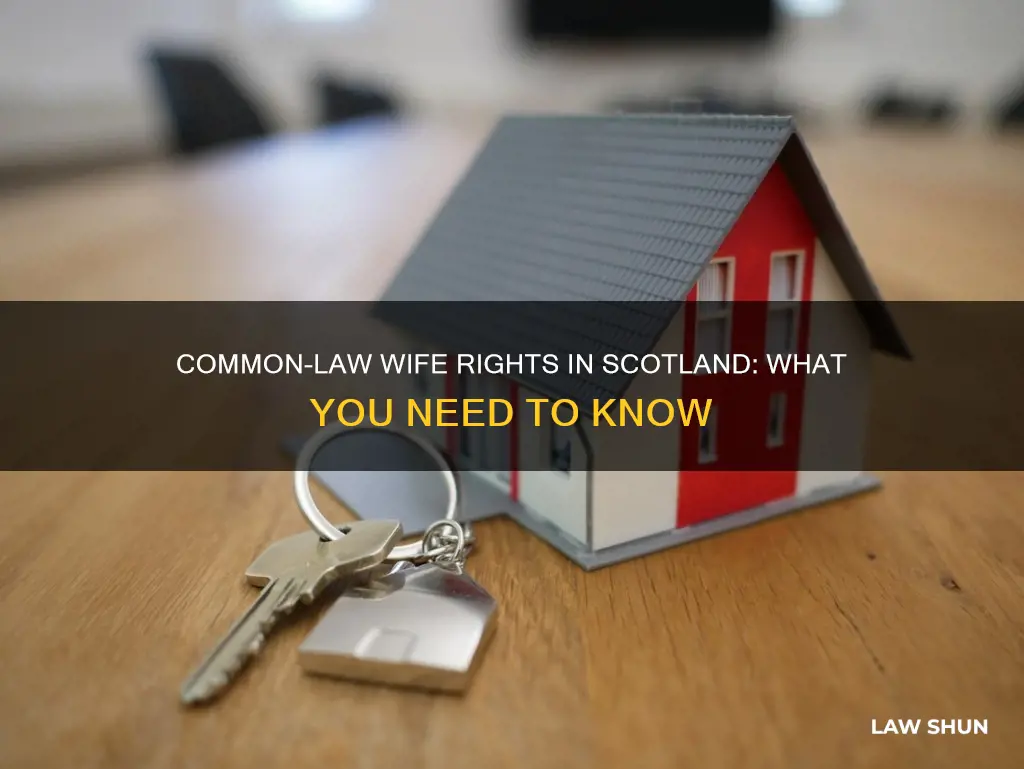 what rights do common law wife have in scotland