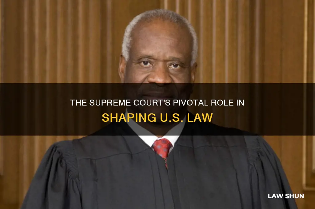 what role did the supreme court have in law making