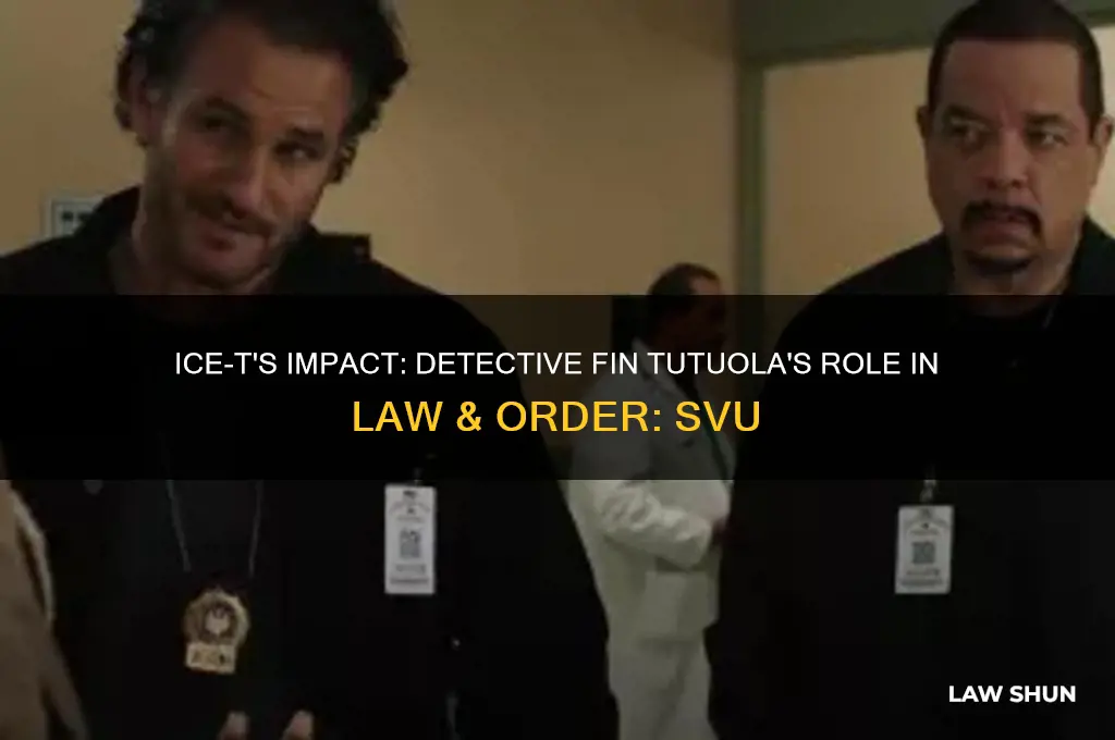 what role does ice t play on law and ordet