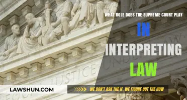 The Supreme Court's Crucial Role in Interpreting and Shaping Law