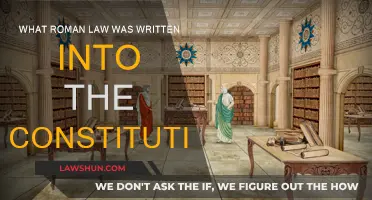 Roman Law Influence on the US Constitution