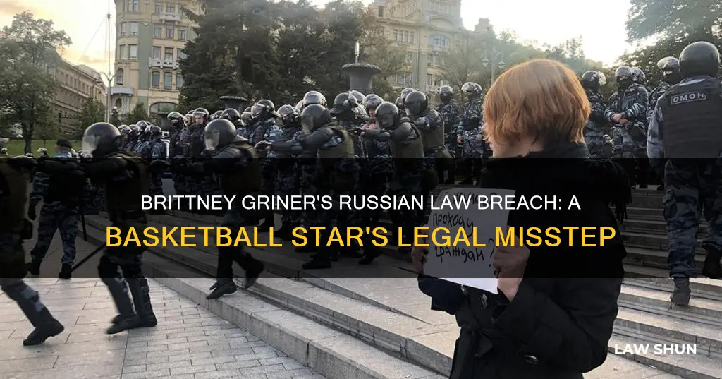 what russian law did brittney griner break