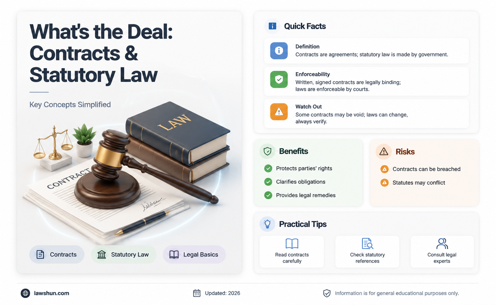 are contracts statutory law