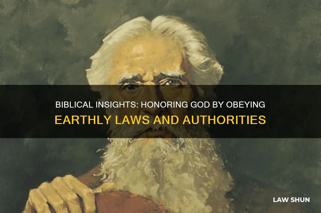 what scripture talks about obeying the laws of the land