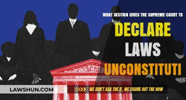 Judicial Review: The Supreme Court's Power to Declare Laws Unconstitutional