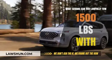 Best Sedans for Towing 1500 lbs Legally